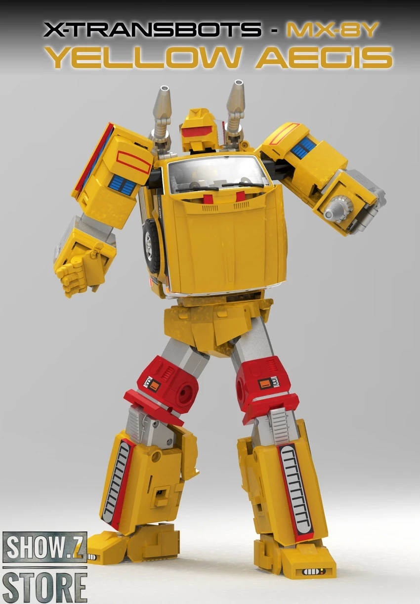 XTransbots MX-8Y Aegis Trailbreaker Yellow Diamond Version - Image 20