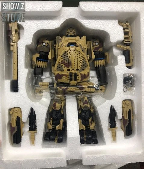 WeiJiang M-02 Robot Force Hound Oversized Black Apple Alloy Desert Version - Image 5