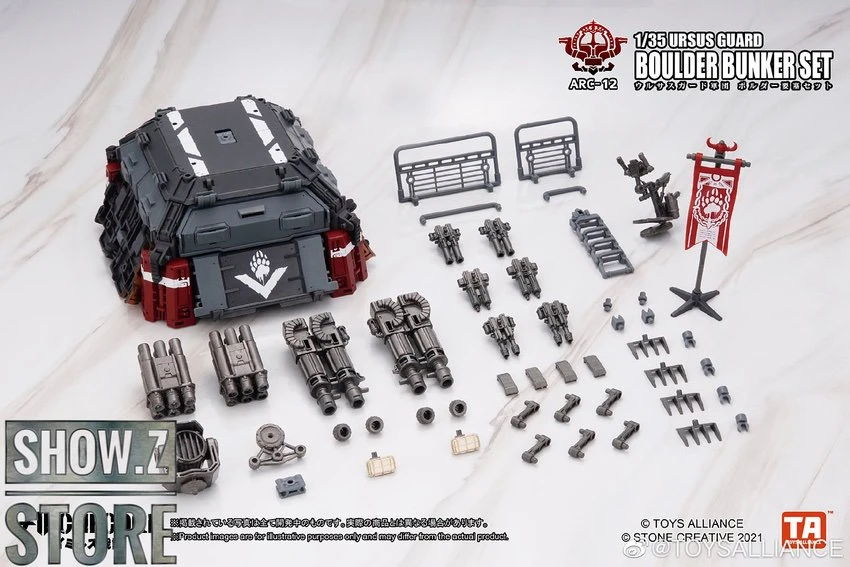Toys Alliance ARC-12 Ursus Guard Boulder Bunker Set - Image 17