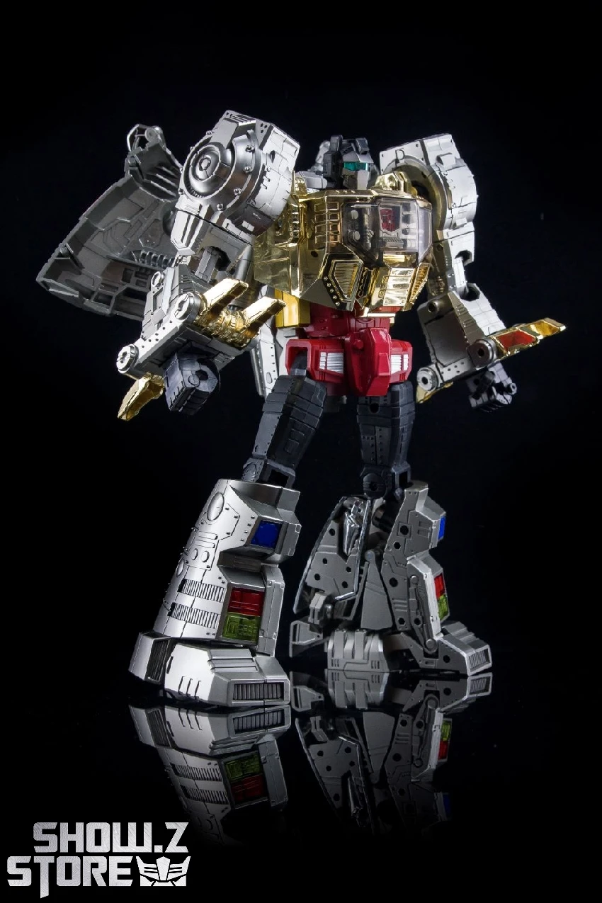 4th Party MP-08 King Grimlock Reximus Prime Oversized Stainless Steel Color Version - Image 19