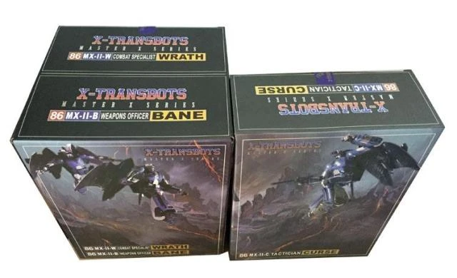 X-Transbots MX-II Curse, Wrath, And Bane Set Of 3 - Image 10