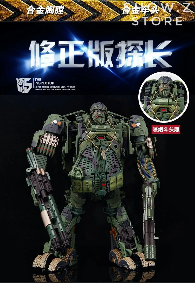 WeiJiang Wei Jiang WJ M02 M-02 Robot Force Hound Oversized Black Apple Alloy Modified Version - Image 3