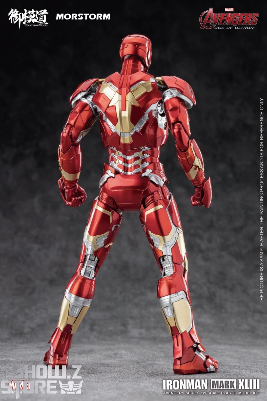 Eastern Model 1/9 Iron Man Mark 43 Pre-painted Model Kit - Image 4