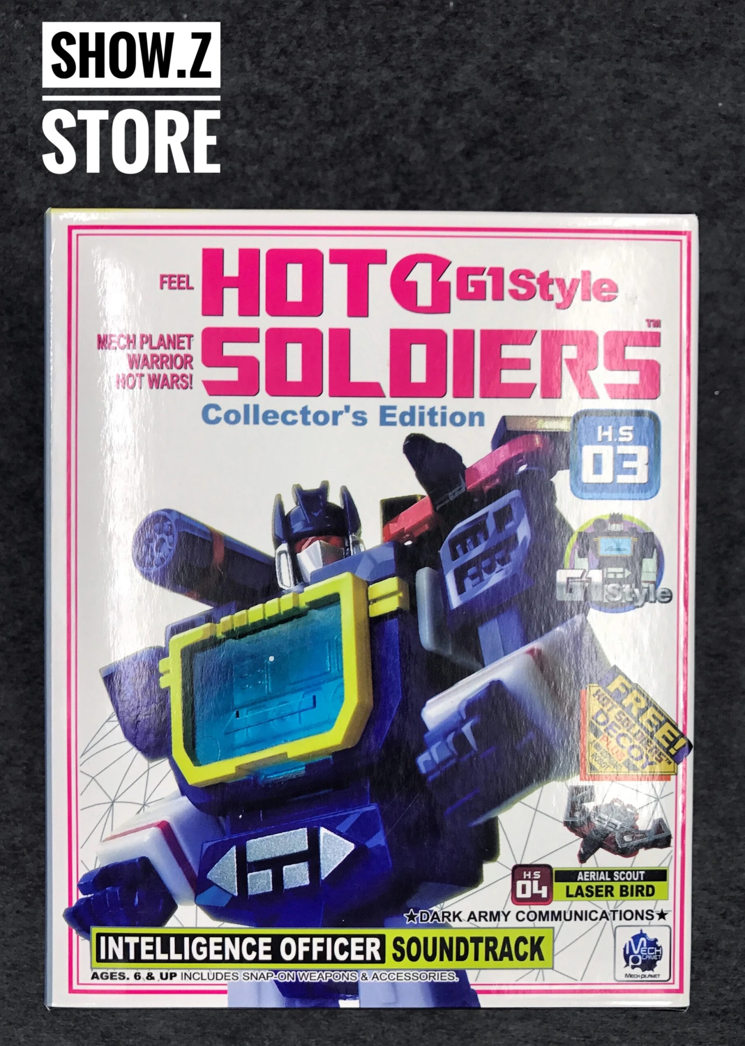Mech Planet Hot Soldiers HS03 Mini Soundwave - Image 3