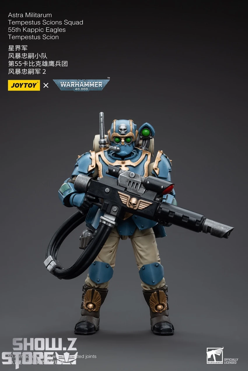 JoyToy Source 1/18 Warhammer 40K Astra Militarum Tempestus Scions Squad 55th Kappic Eagles Tempestor Scion 2 - Image 4