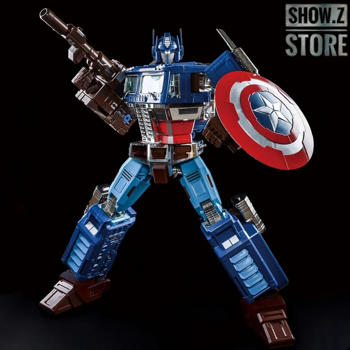 Lewin Resources LW-01A Optimus Prime Captain America Style Oversized 71cm W/ LED - Image 5