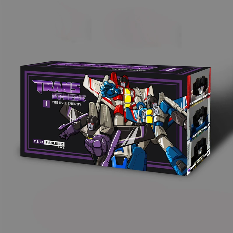 Pocket Toys PT01 PT02 PT03 Starscream Thundercracker Skywarp Coneheads Set Of 3 - Image 6