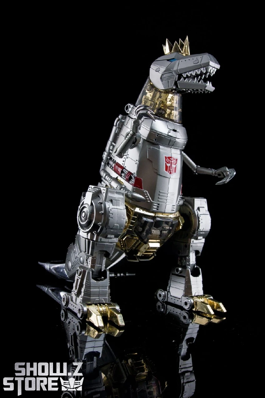 4th Party MP-08 King Grimlock Reximus Prime Oversized Stainless Steel Color Version - Image 12