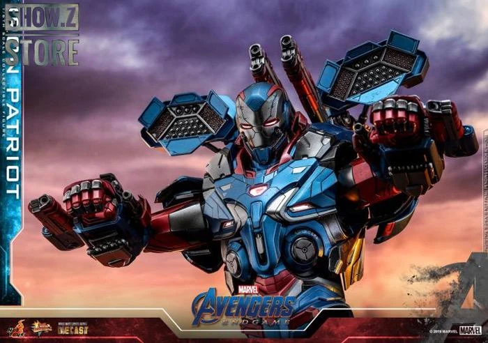 Hot Toys HotToys HT MMS547D34 1/6 Avengers: Endgame Iron Patriot Iron Man Collectible Figure - Image 12