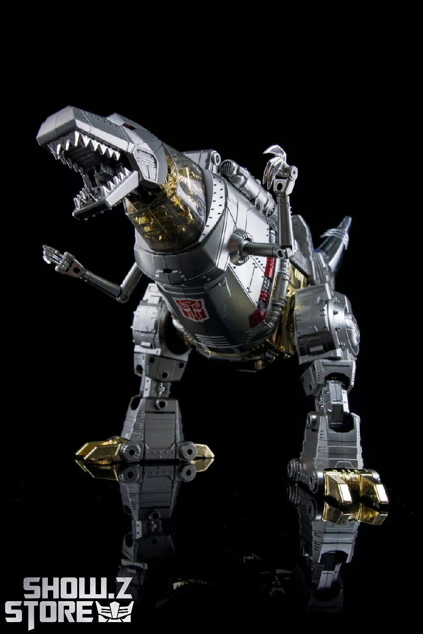 4th Party MP-08 King Grimlock Reximus Prime Oversized Stainless Steel Color Version - Image 8