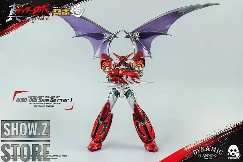 Threezero Studio Getter Robo Shin Getter 1 Metallic Version - Image 19
