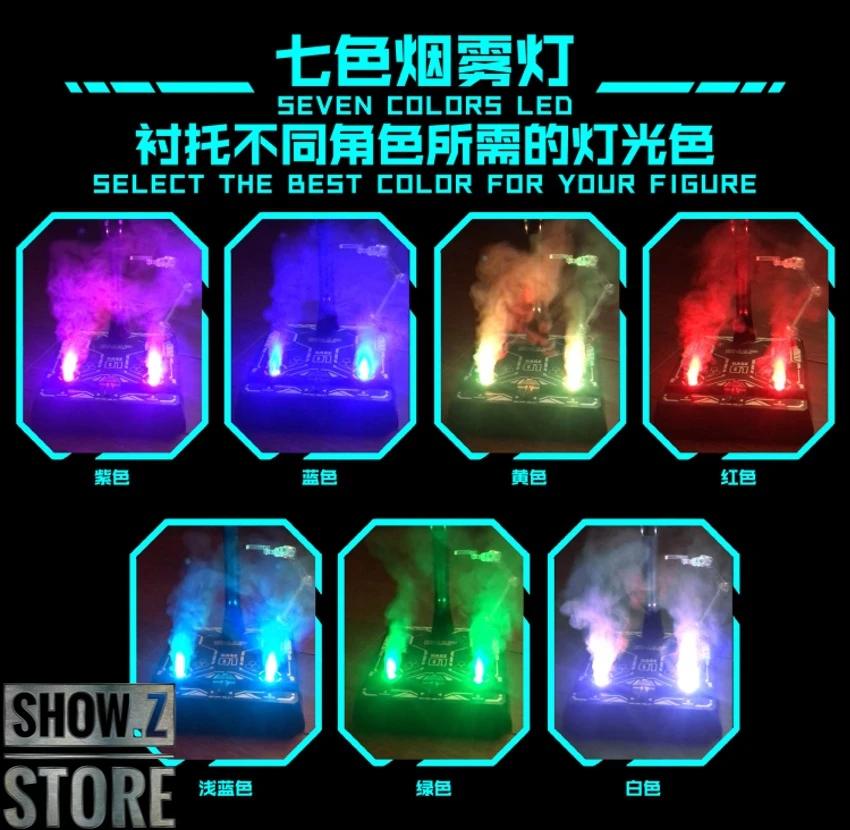 SNAP Remote Smoke Display Stand W/ LED Gold Version - Image 4