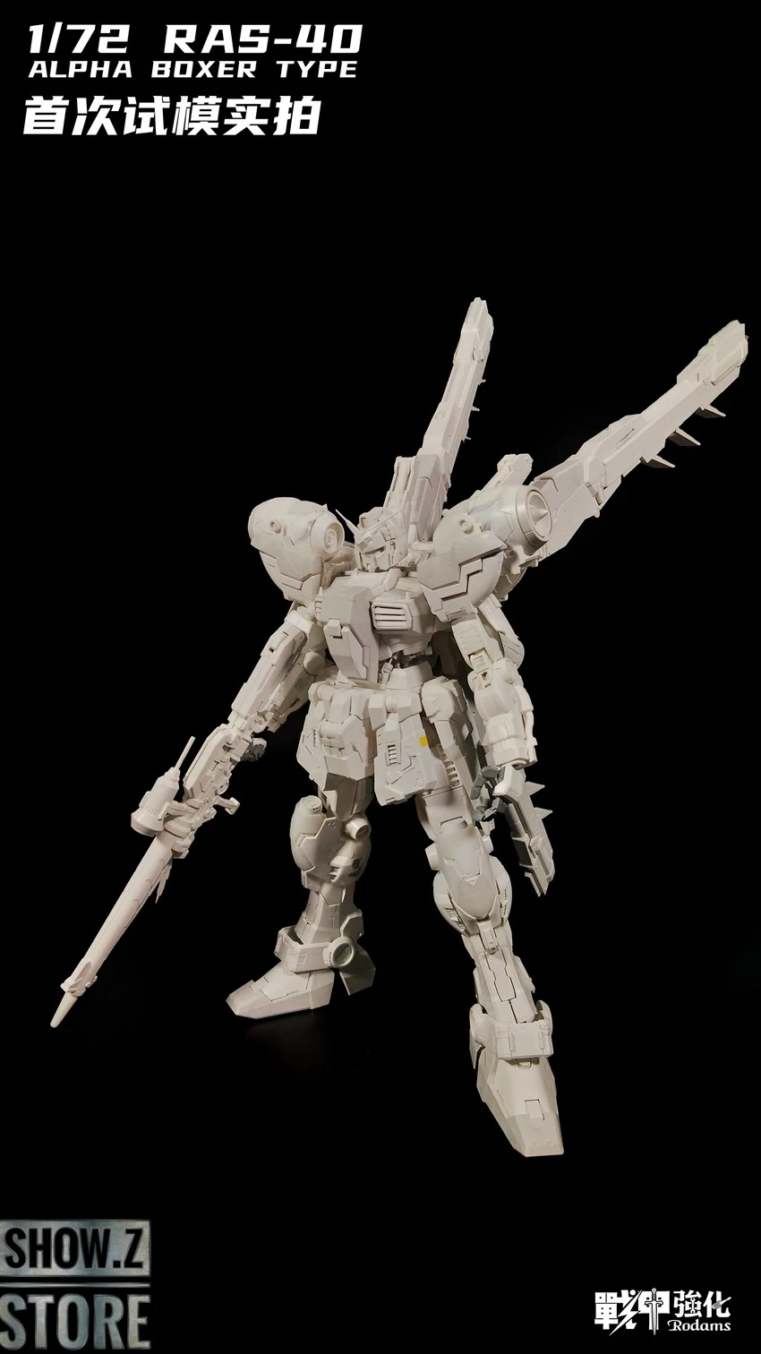 Rodams 1/72 RAS-40 Alpha Boxer RX-78 GP03S Gundam Model Kit Orange Version - Image 7