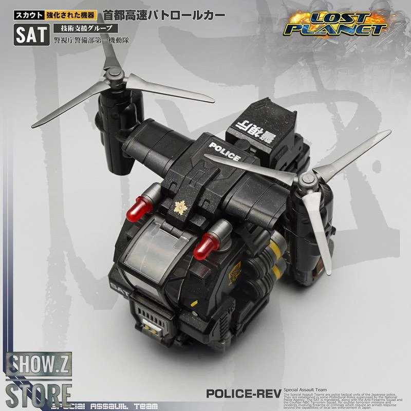 MechFansToys Mech Soul SAT-07 & SAT-08 Police & Police Rev Set Of 2 - Image 9