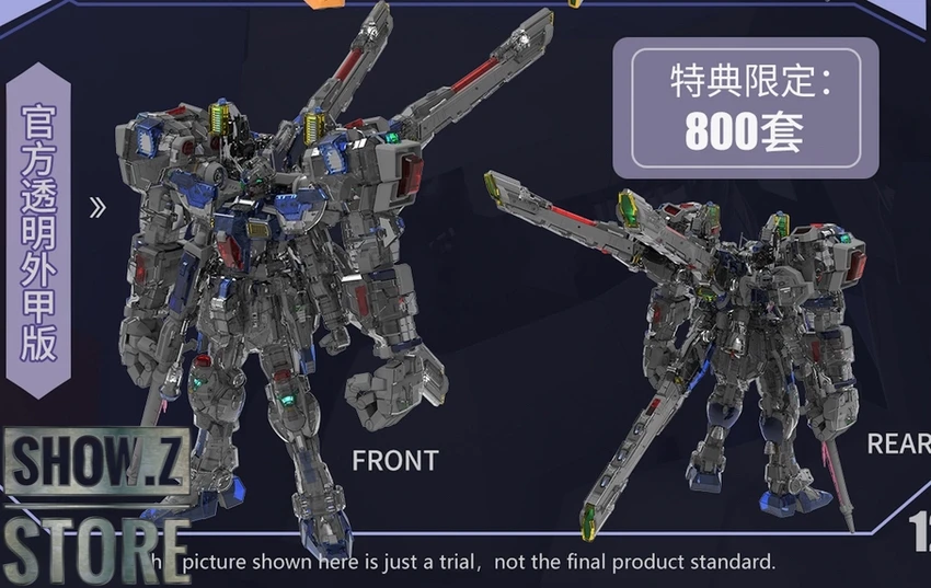 Rodams 1/72 RAS-40 Alpha Boxer RX-78 GP03S Gundam Model Kit Clear Version - Image 11