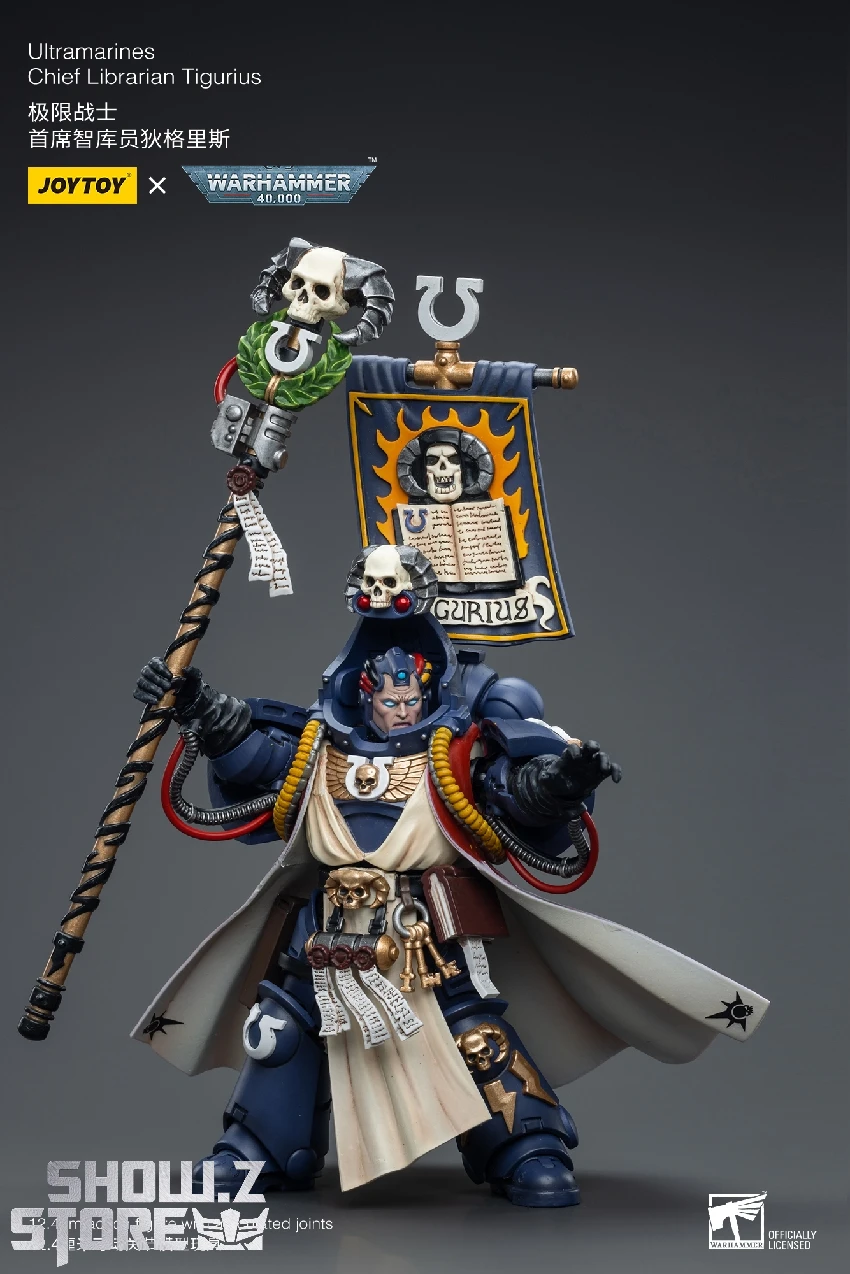 JoyToy Source 1/18 Warhammer 40K Ultramarines Chief Librarian Tigurius - Image 9