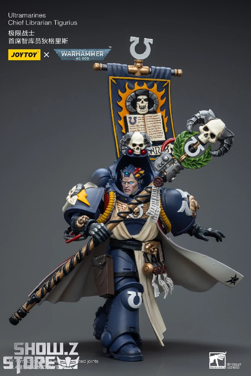 JoyToy Source 1/18 Warhammer 40K Ultramarines Chief Librarian Tigurius - Image 4