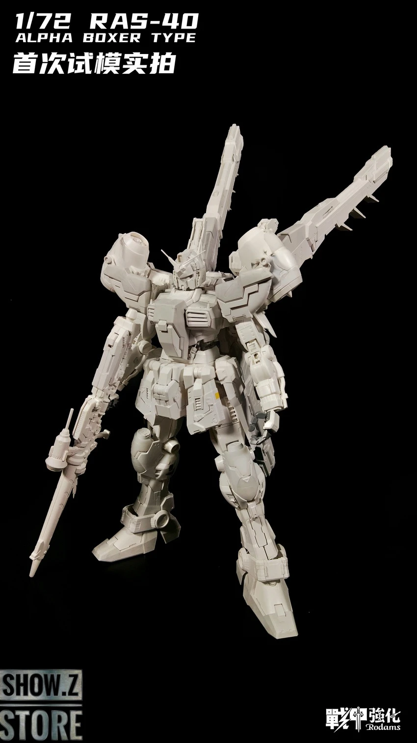 Rodams 1/72 RAS-40 Alpha Boxer RX-78 GP03S Gundam Model Kit Orange Version - Image 5