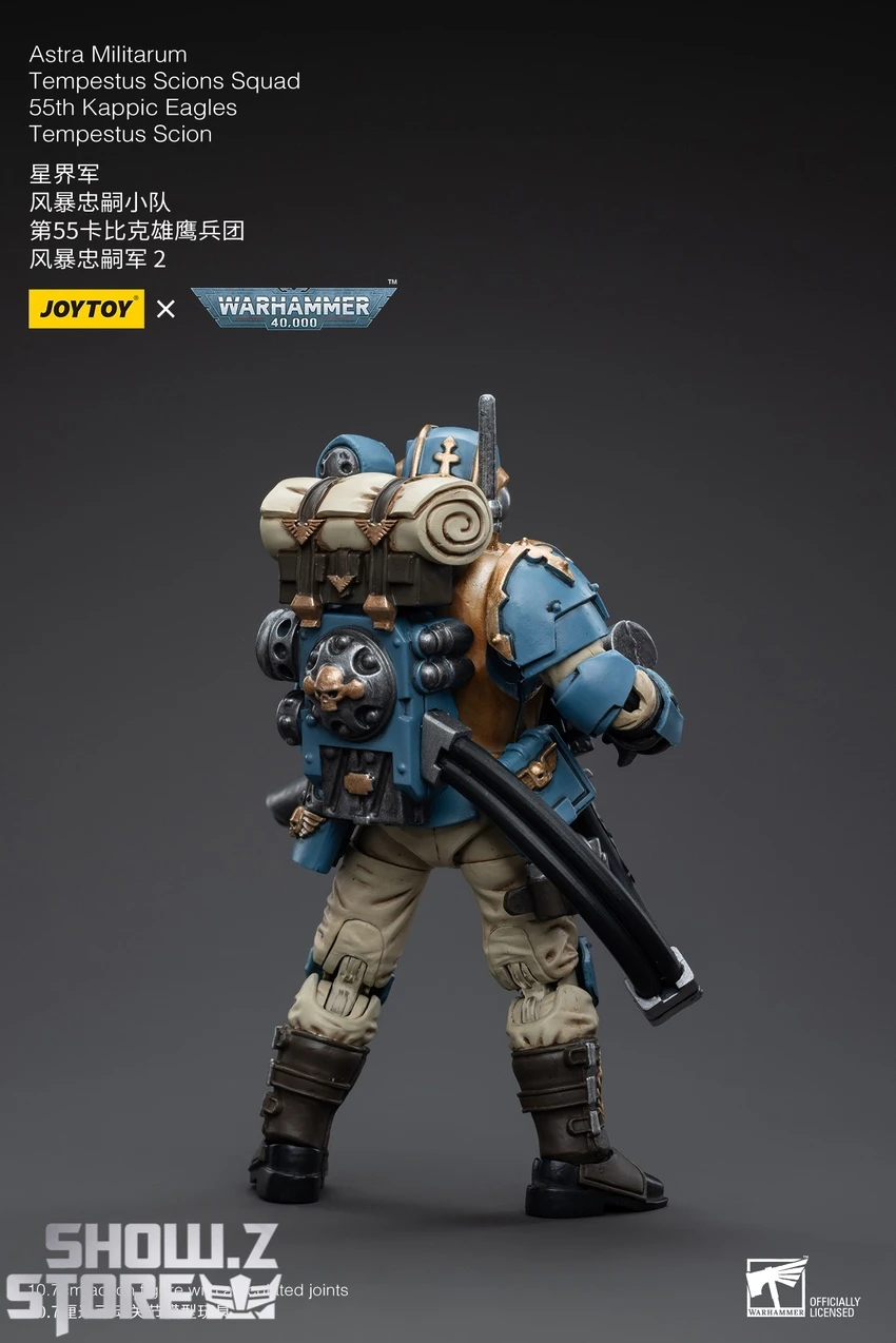 JoyToy Source 1/18 Warhammer 40K Astra Militarum Tempestus Scions Squad 55th Kappic Eagles Tempestor Scion 2 - Image 7