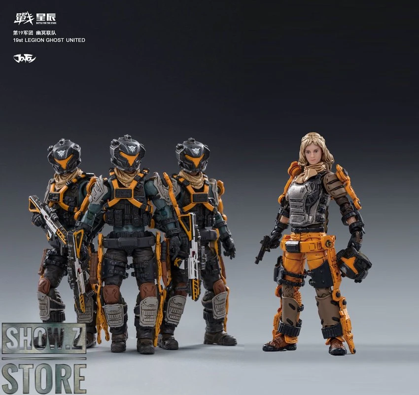JoyToy Source 1/18 19st Ghost United Legion & Grice Anna Set Of 4 - Image 10
