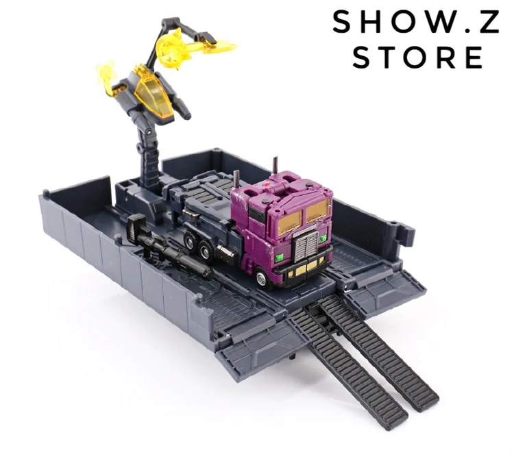 DX9 X34P Dutch Phonas Optimus Prime Shattered Glass SG W/ Trailer Purple Version - Image 5