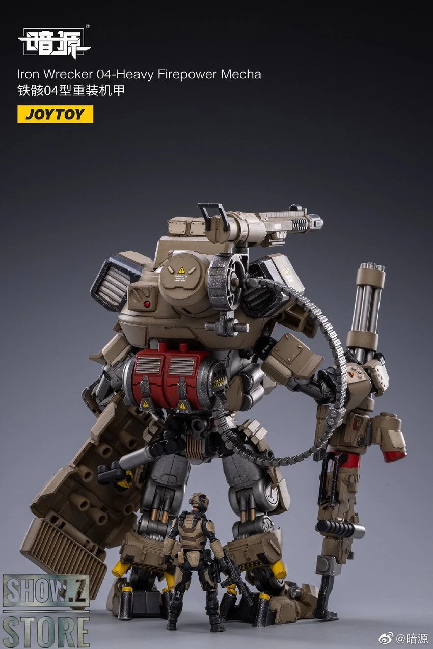 JoyToy Source 1/24 Iron Wrecker 04 Heavy Firepower Mecha W/ Pilot - Image 13