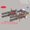 Zhile ZL MG 1/100 4X Sazabi MSN-04 Gatling Gun Add On Kit W/ LED