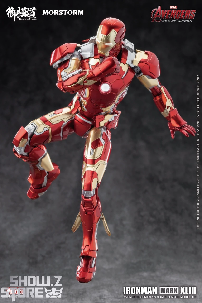 Eastern Model 1/9 Iron Man Mark 43 Pre-painted Model Kit - Image 11