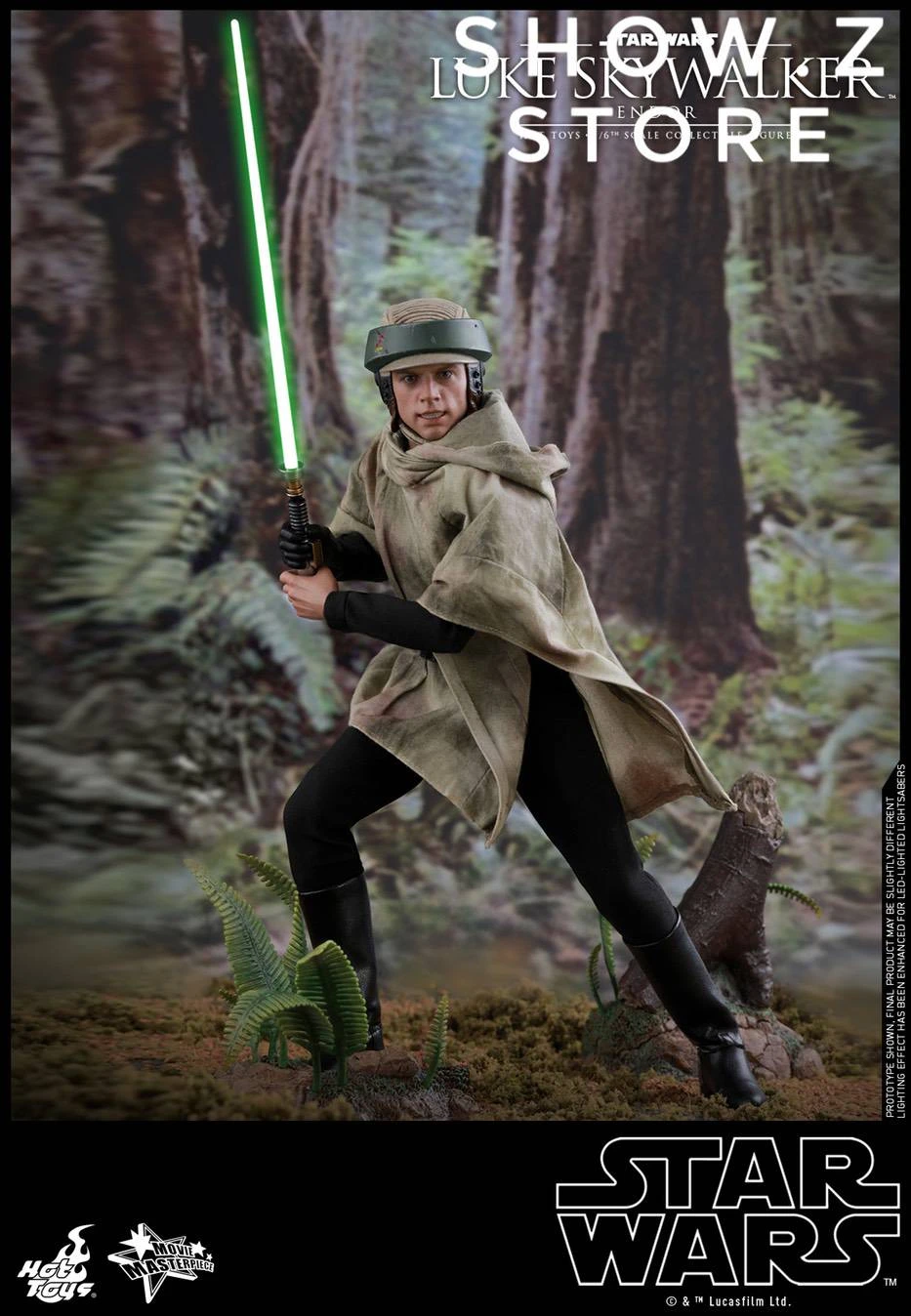Hot Toys HT 1/6 Luke Skywalker MMS516 Star Wars: Return Of The Jedi Endor Standard Version - Image 7