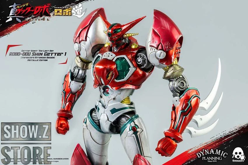 Threezero Studio Getter Robo Shin Getter 1 Metallic Version - Image 16