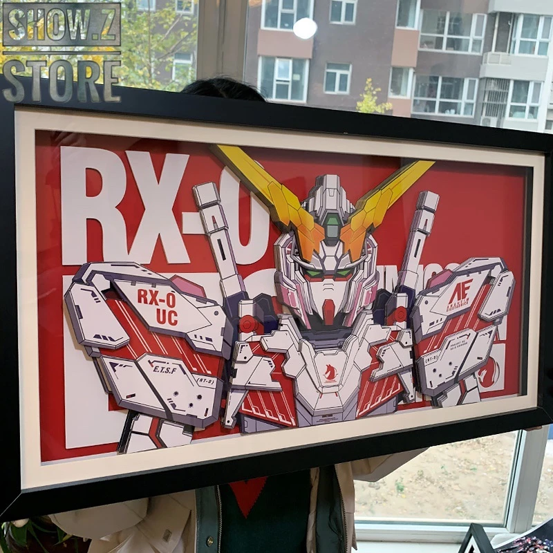 ChenFu Studio RX-0 Unicorn Gundam 3D Wall Art Decoration Picture - Image 3