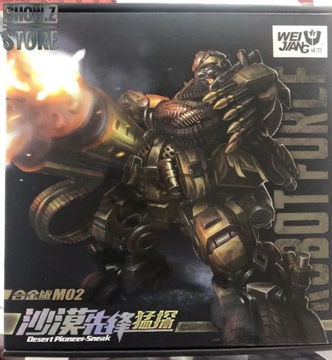 WeiJiang M-02 Robot Force Hound Oversized Black Apple Alloy Desert Version - Image 6