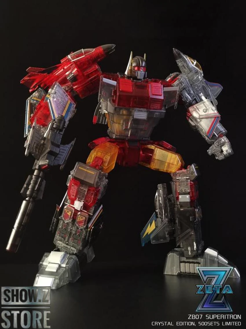 Zeta Toys ZB-07 Superitron Superion Clear Version Giftbox Set Of 6 - Image 4