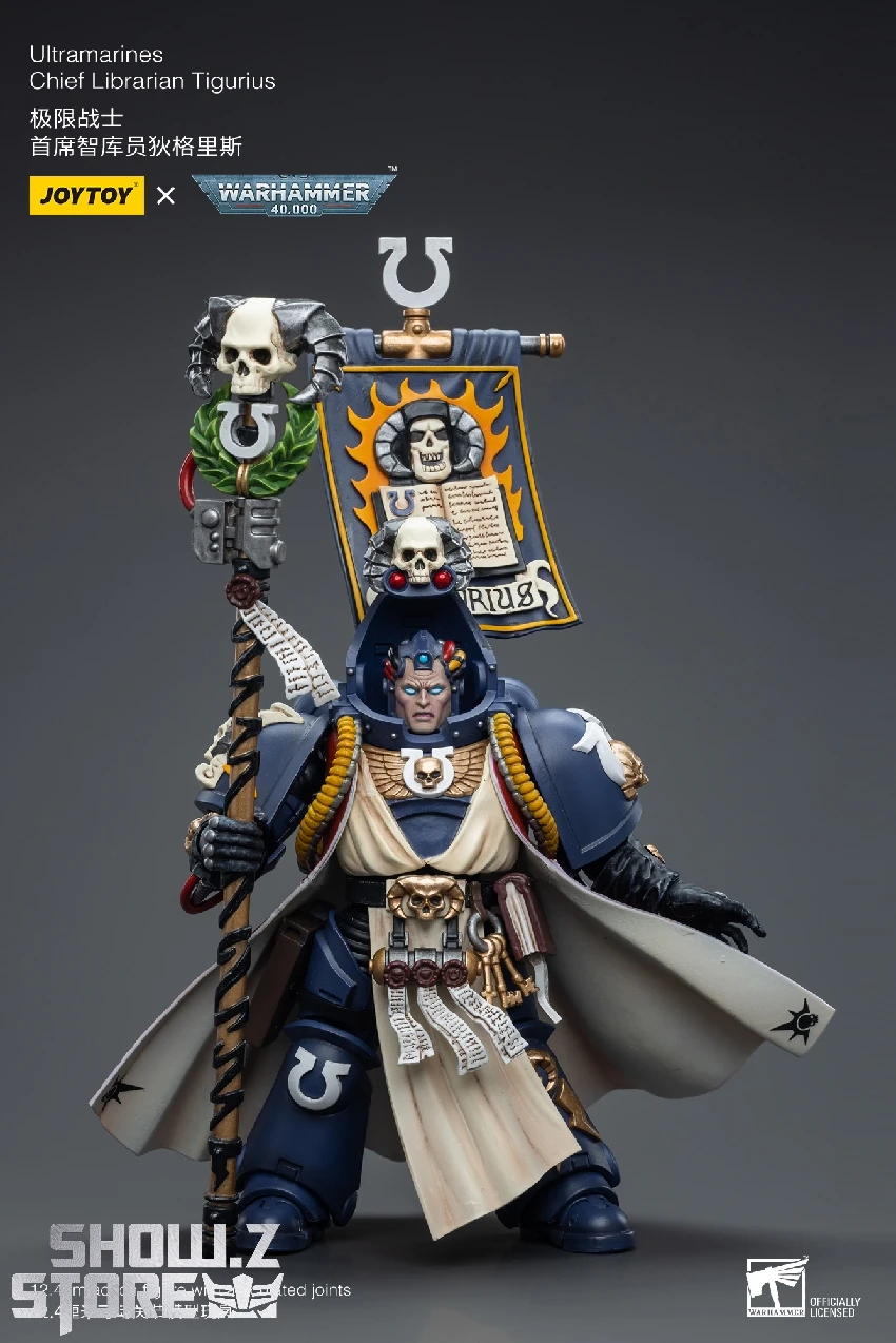 JoyToy Source 1/18 Warhammer 40K Ultramarines Chief Librarian Tigurius - Image 2