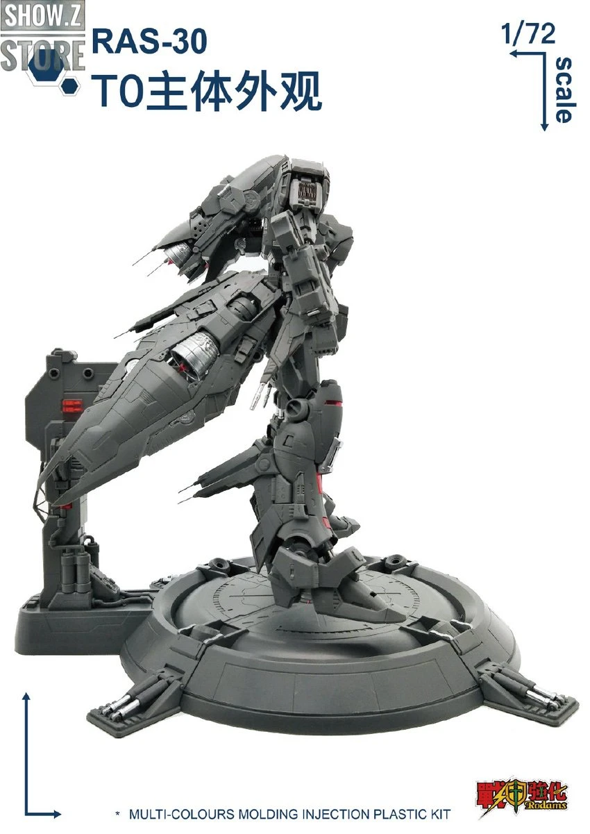 Rodams 1/72 RAS-30 RX-78GP03S Gundam Clear Version Model Kit - Image 15