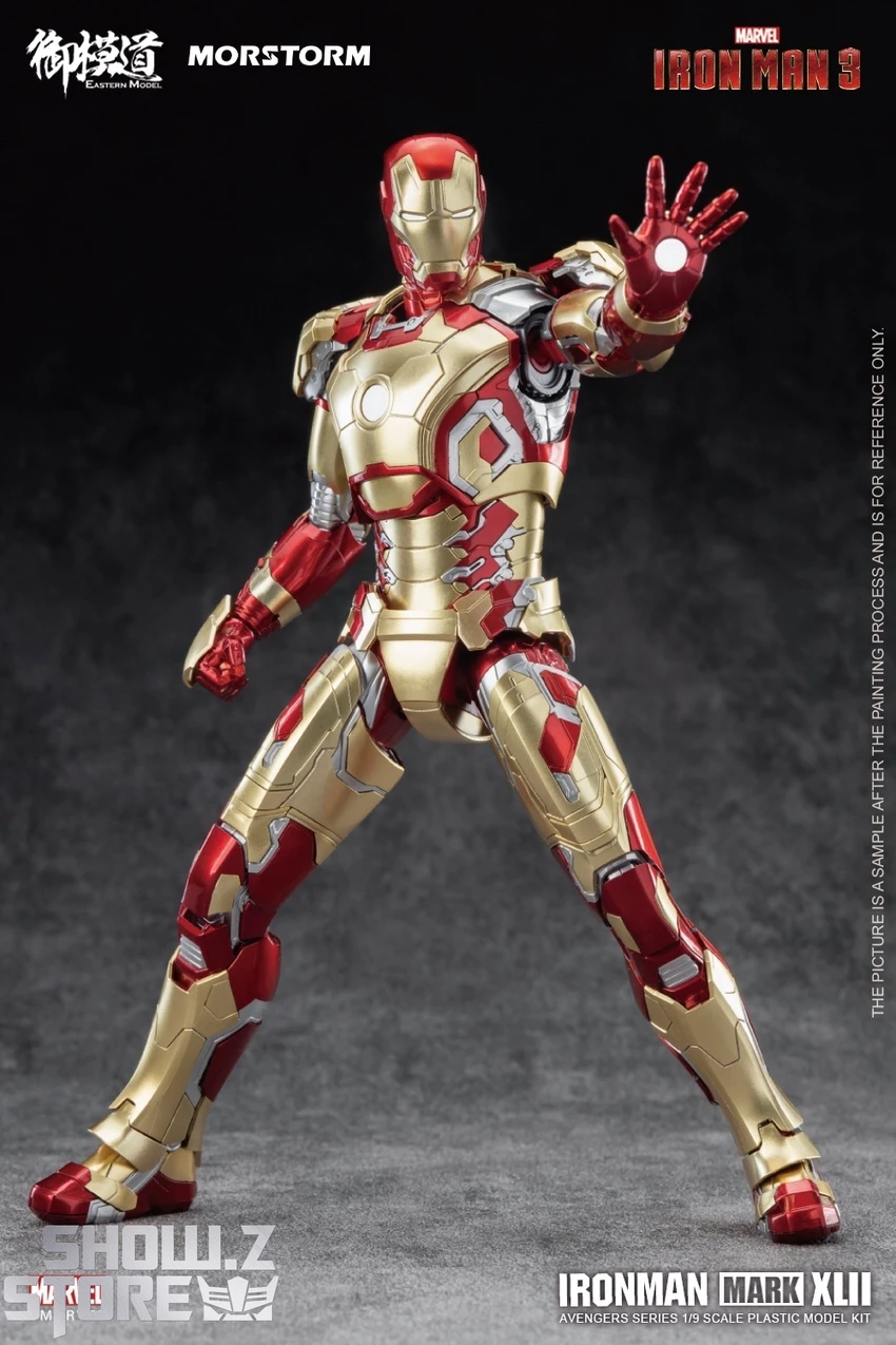 Eastern Model 1/9 Iron Man Mark 42 Pre-painted Model Kit - Image 11