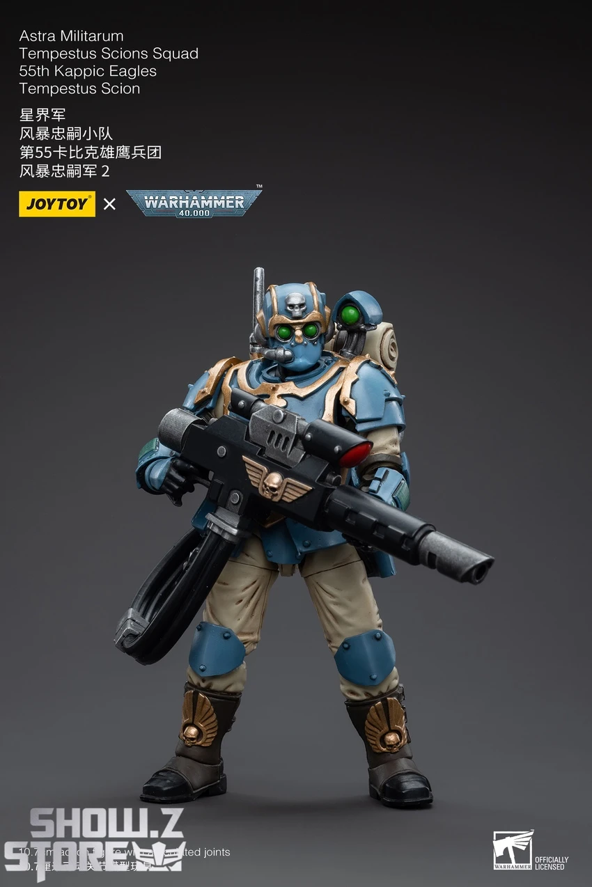JoyToy Source 1/18 Warhammer 40K Astra Militarum Tempestus Scions Squad 55th Kappic Eagles Tempestor Scion 2 - Image 9