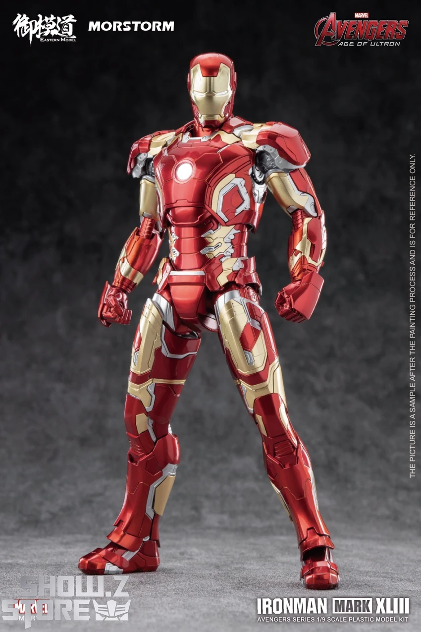 Eastern Model 1/9 Iron Man Mark 43 Pre-painted Model Kit - Image 5