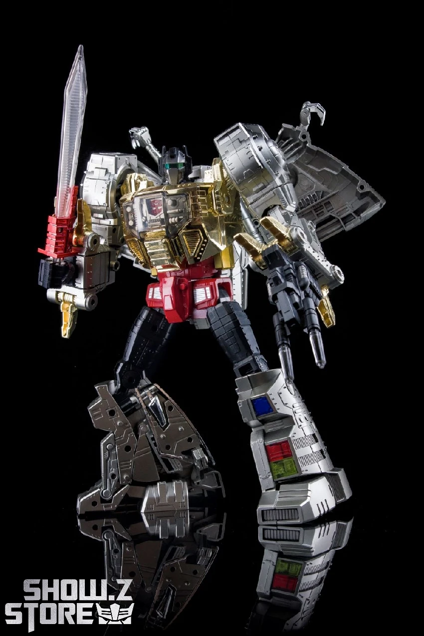 4th Party MP-08 King Grimlock Reximus Prime Oversized Stainless Steel Color Version - Image 17