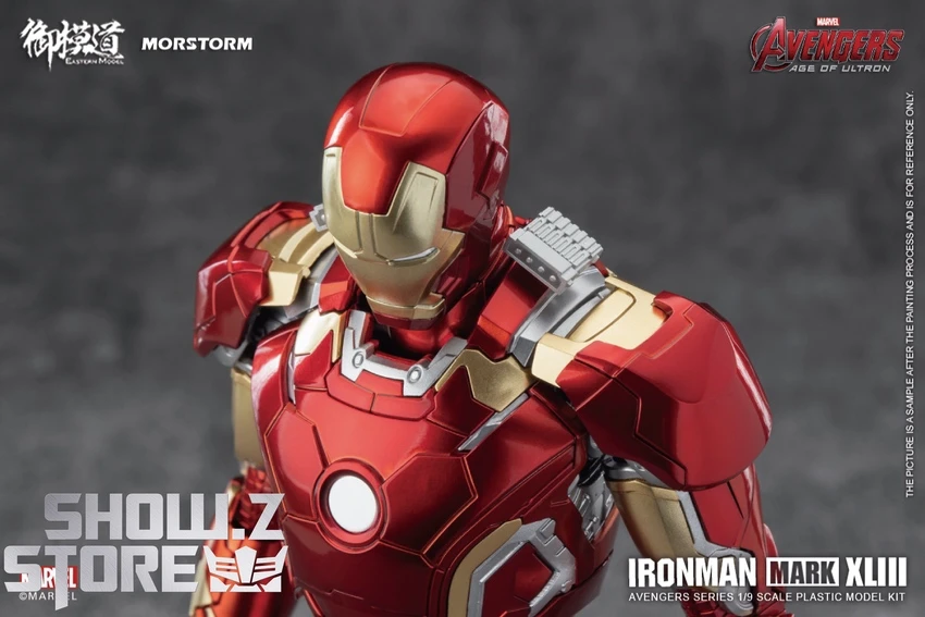 Eastern Model 1/9 Iron Man Mark 43 Pre-painted Model Kit - Image 3