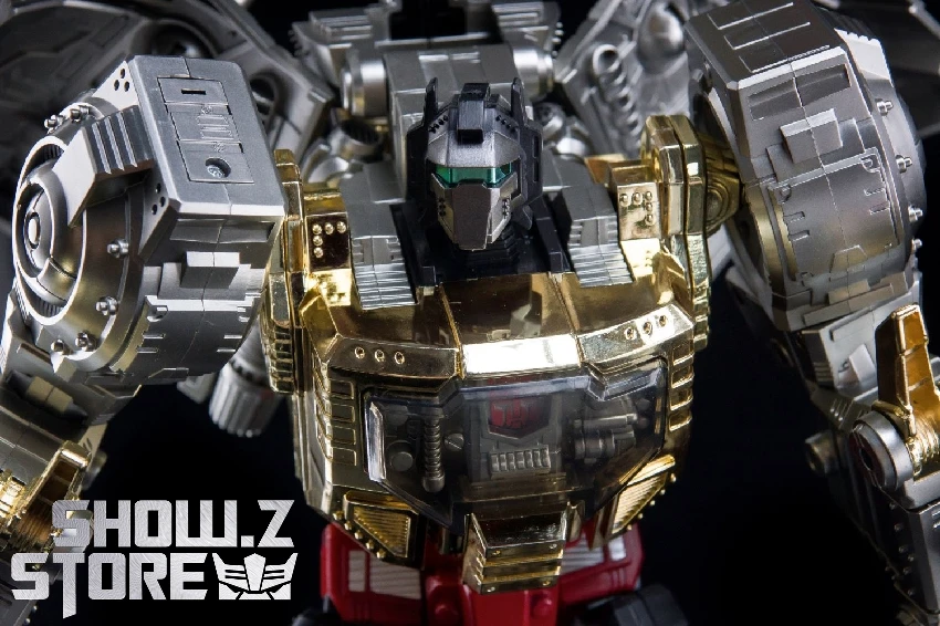 4th Party MP-08 King Grimlock Reximus Prime Oversized Stainless Steel Color Version - Image 14