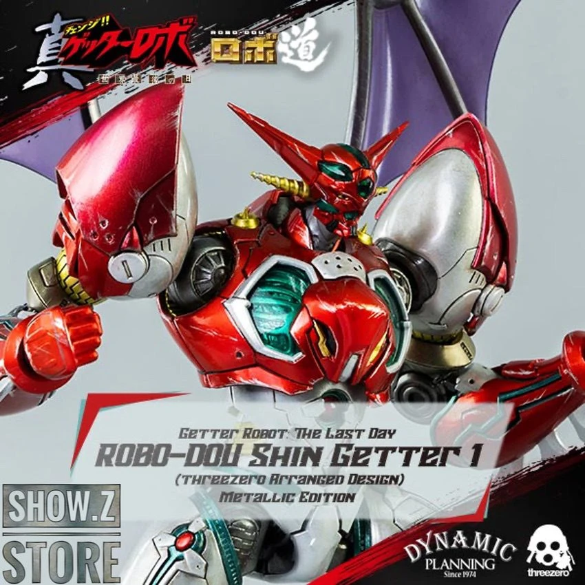 Threezero Studio Getter Robo Shin Getter 1 Metallic Version