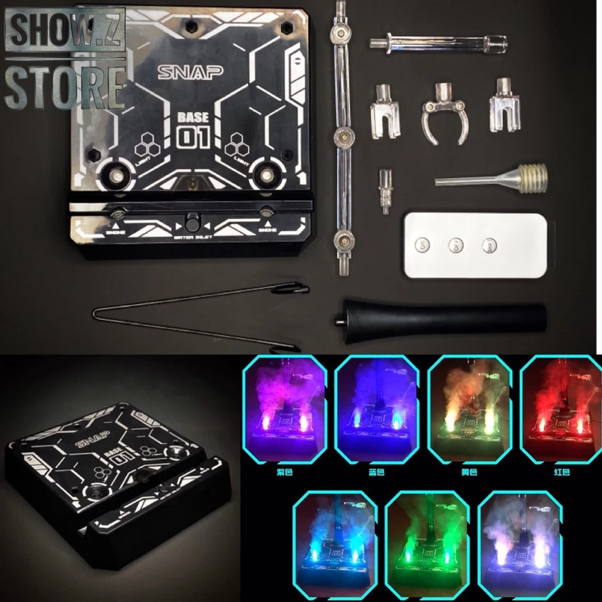 SNAP Remote Smoke Display Stand W/ LED Silver Version