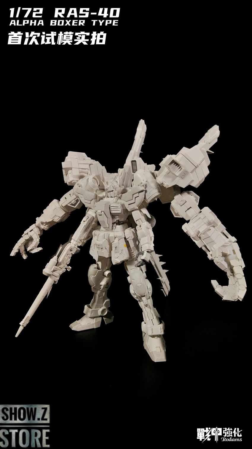 Rodams 1/72 RAS-40 Alpha Boxer RX-78 GP03S Gundam Model Kit Clear Version - Image 3
