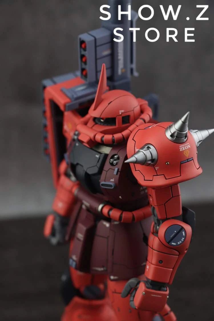 Metal Club MC 1/100 MS-06S Char's Red Zaku II Metal Build Anaheim Factory Style - Image 3
