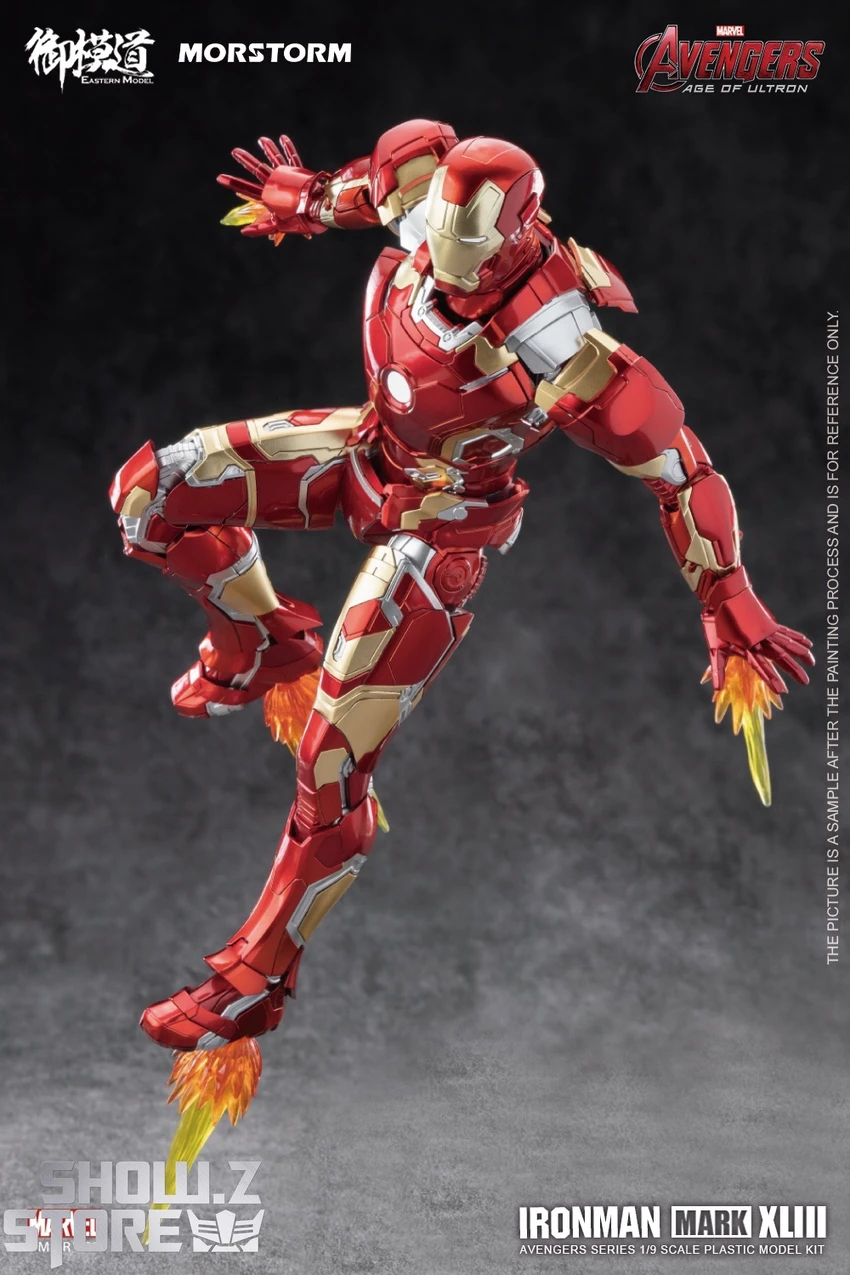Eastern Model 1/9 Iron Man Mark 43 Pre-painted Model Kit - Image 8