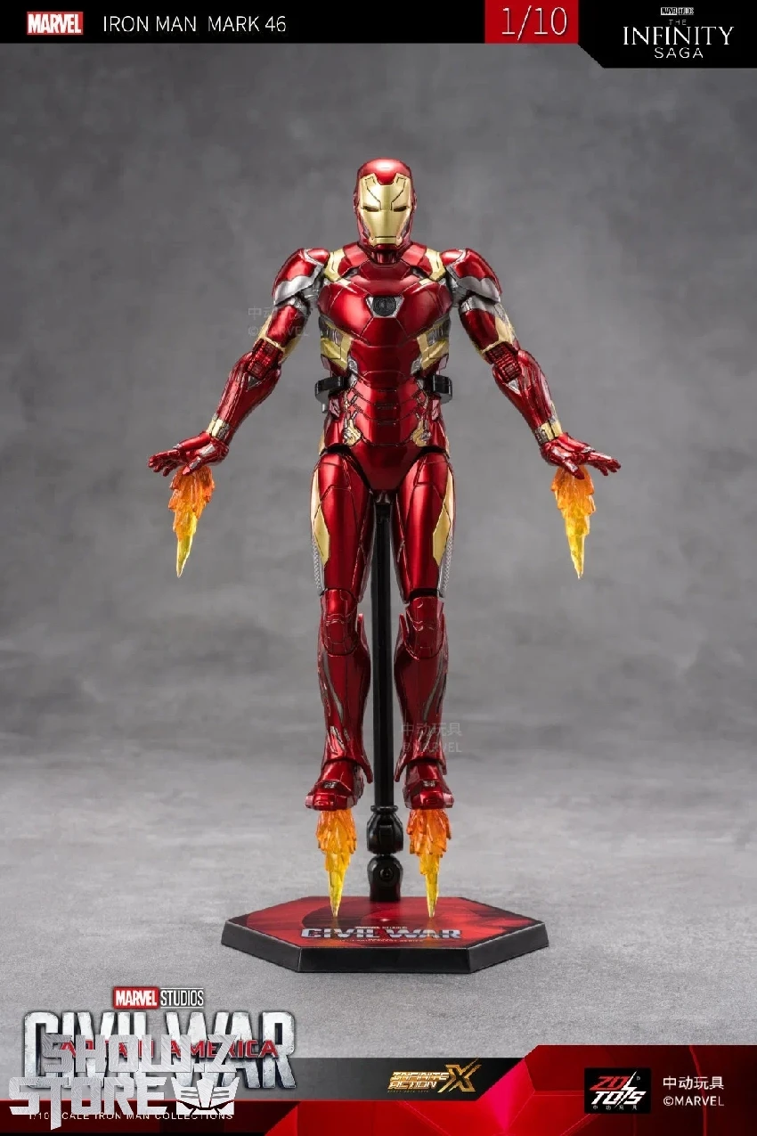 ZT Toys Marvel Licensed 1/10 Iron Man Mark 46 - Image 4