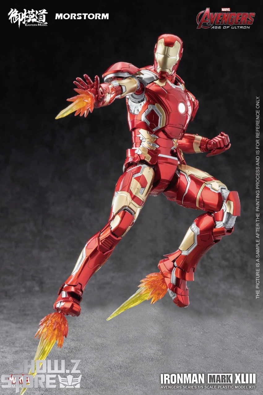 Eastern Model 1/9 Iron Man Mark 43 Pre-painted Model Kit - Image 9