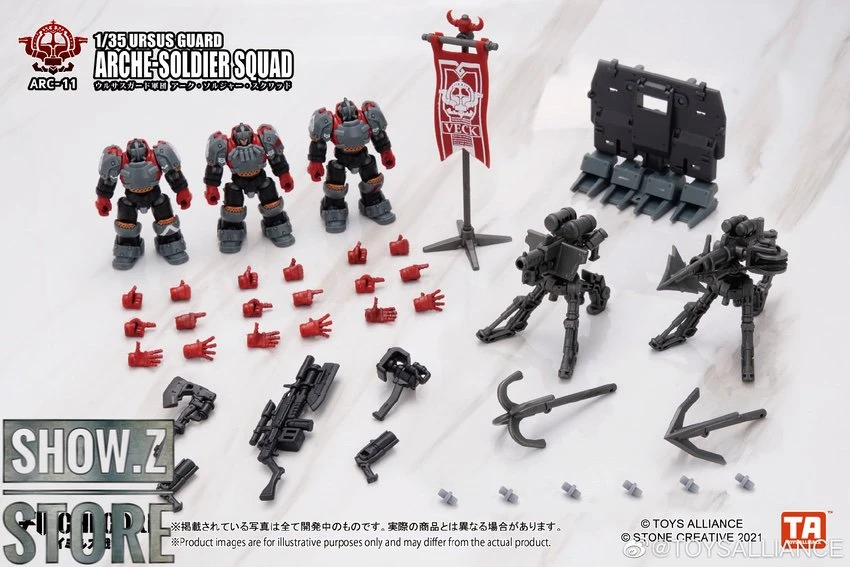 Toys Alliance ARC-11 Ursus Guard Arche-Soldier Squad Set Of 3 - Image 3