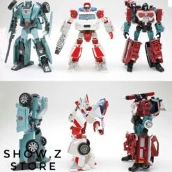 Takara TOMY Deluxe Autobots Warriors Ratchet Kup Perceptor Set Of 3 Asia Exclusive